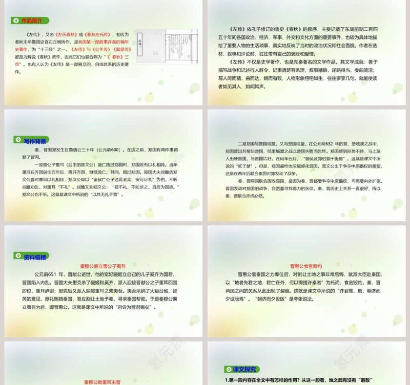 文言文解析烛之武退秦师语文课件PPT第2张