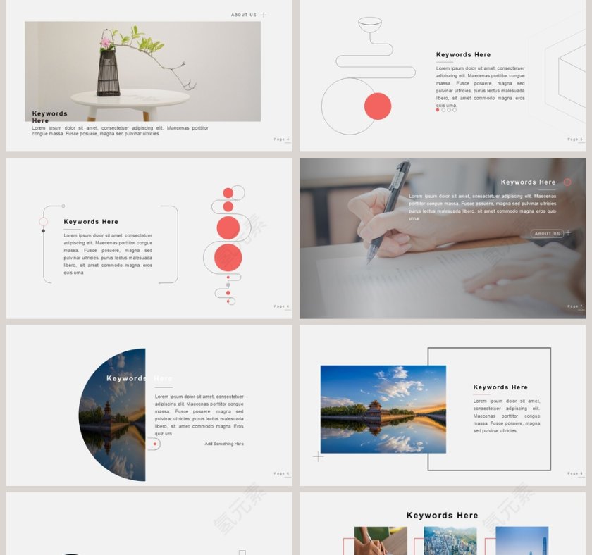 极简主义创意主题PPT第2张