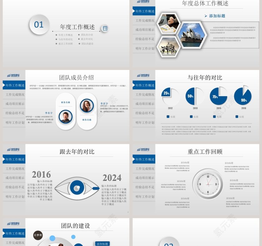 2018年终总结暨新年计划PPT第2张
