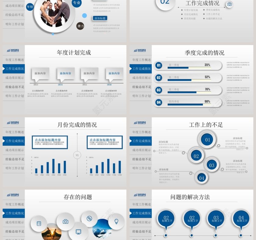 2018年终总结暨新年计划PPT第3张