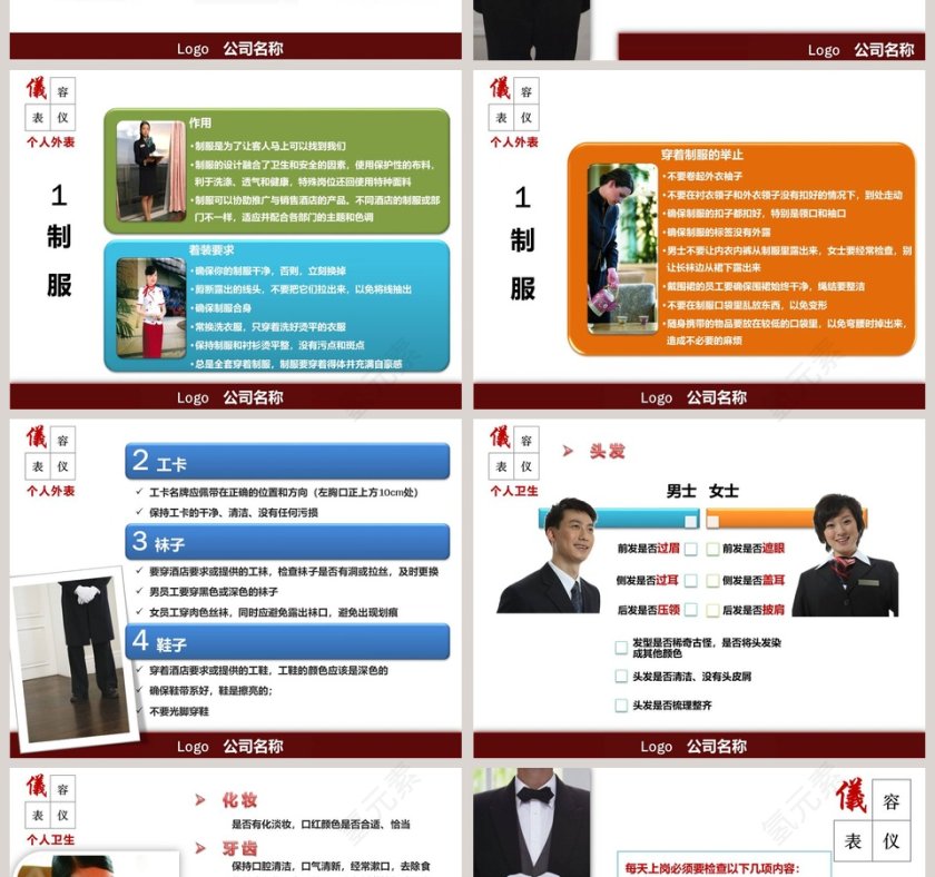 酒店礼仪培训商务礼仪PPT第2张
