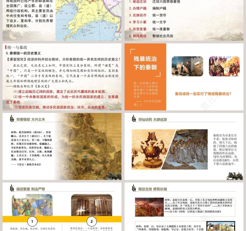 秦统一多民族封建国家的建立-第三课教学ppt课件第3张