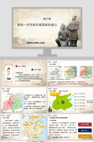秦统一多民族封建国家的建立-第三课教学ppt课件