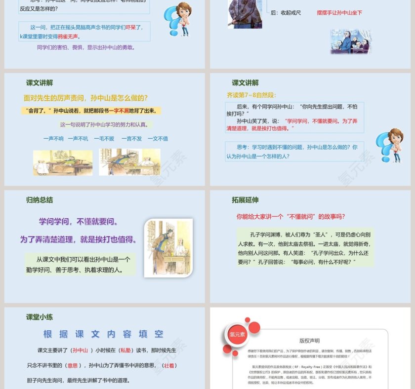 人教版三年级语文不懂就要问语文课件PPT第3张
