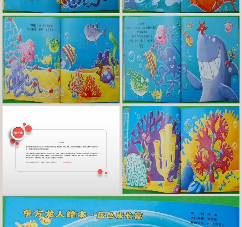 爱笑的鲨鱼幼儿绘本教育课件第4张