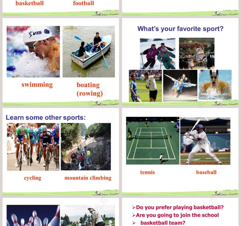 Unit 4When do you have class PPT模板第2张