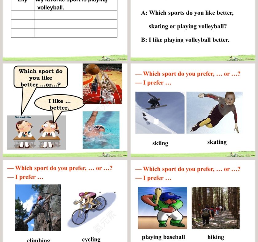 Unit 4When do you have class PPT模板第5张