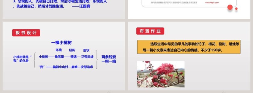 18-一颗小桃树教学ppt课件第4张