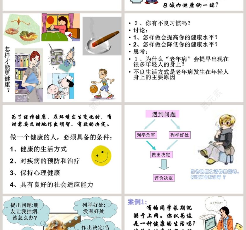 医疗健康PPT模板第6张