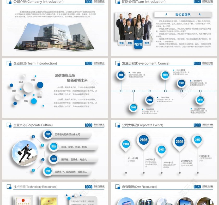 公司介绍产品宣传PPT模板企业简介介绍PPT第2张