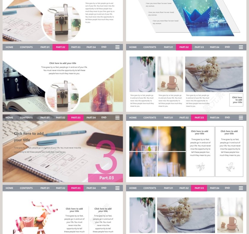 简约清爽工作英语教学课件ppt第3张