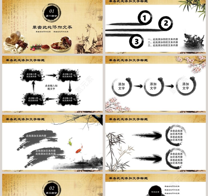 医学行业工作汇报模板PPT 第2张