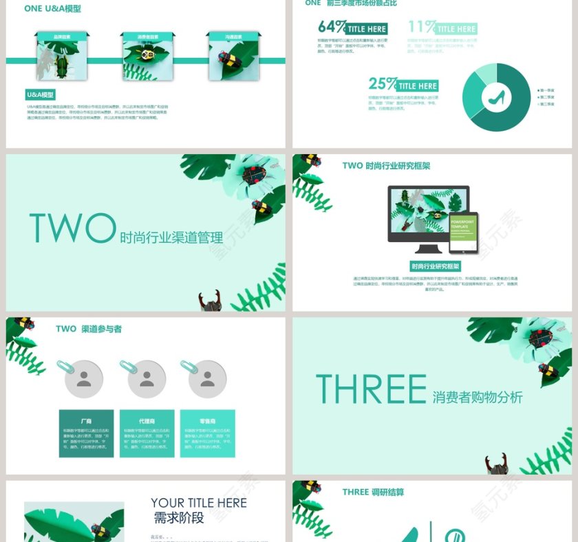 时尚行业投资分析模板第2张