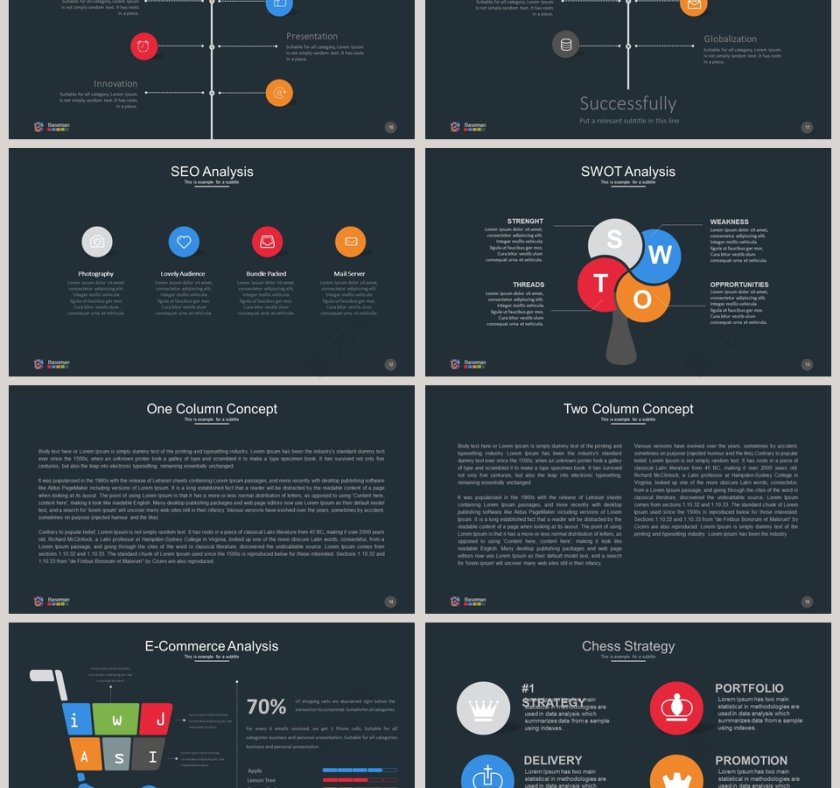 红色背景时尚创意产品发布会PPT第3张
