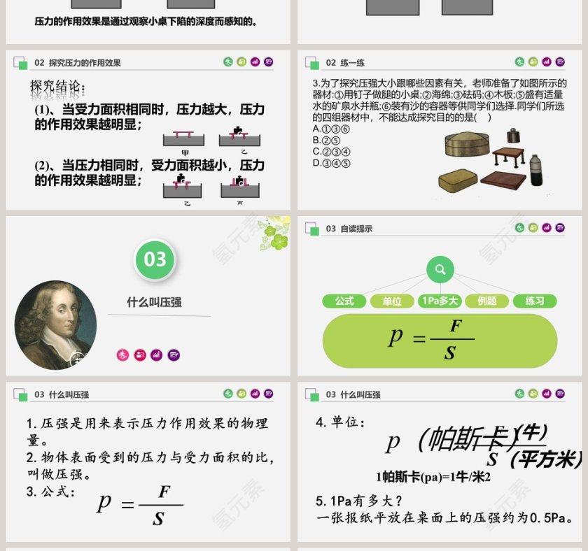 认识压强教学ppt课件第4张