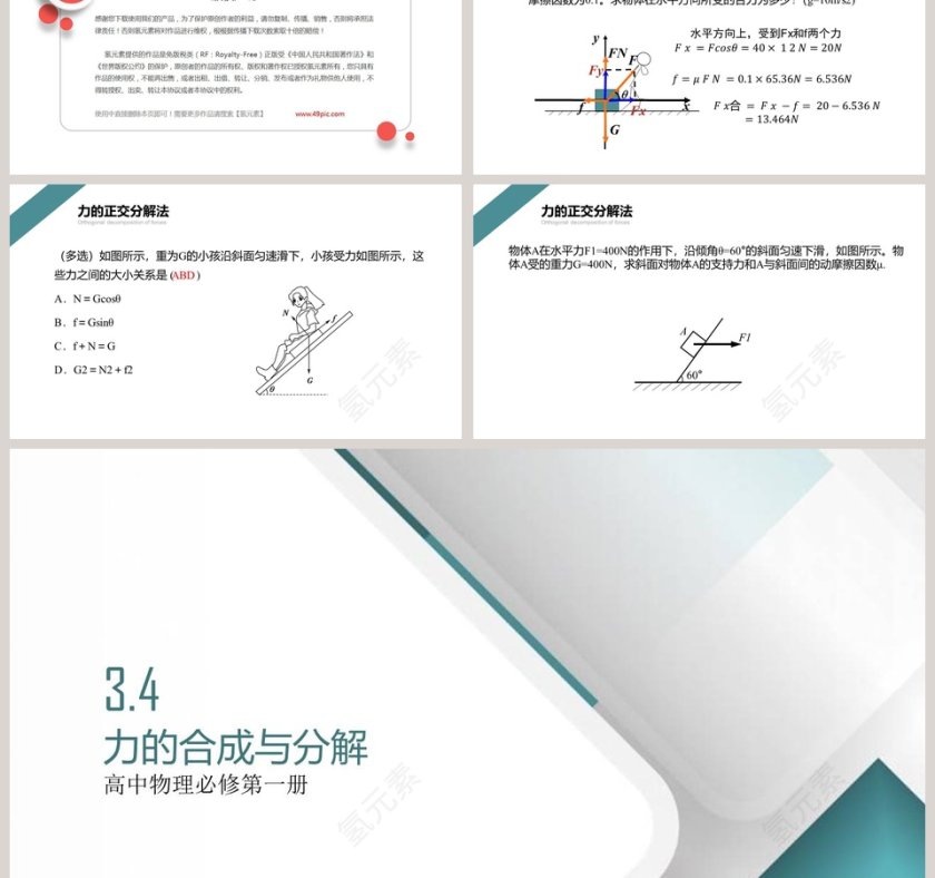 力的合成与分解-高中物理必修第一册教学ppt课件第9张