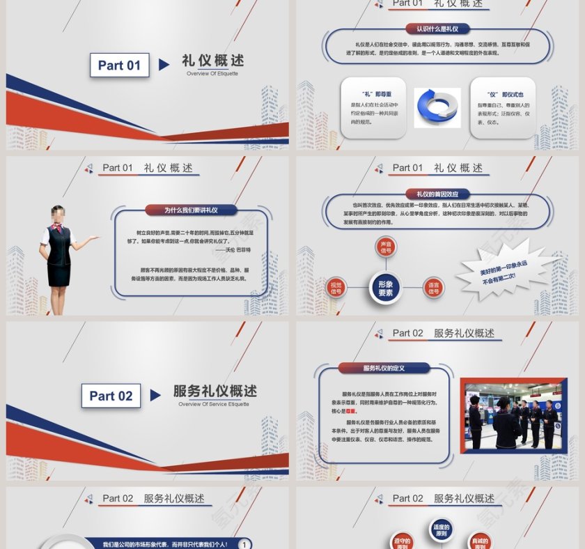 营业员基本服务礼仪PPT模板第2张