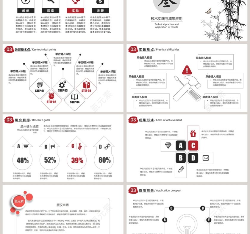 竹韵毕业答辩选题背景模板第3张