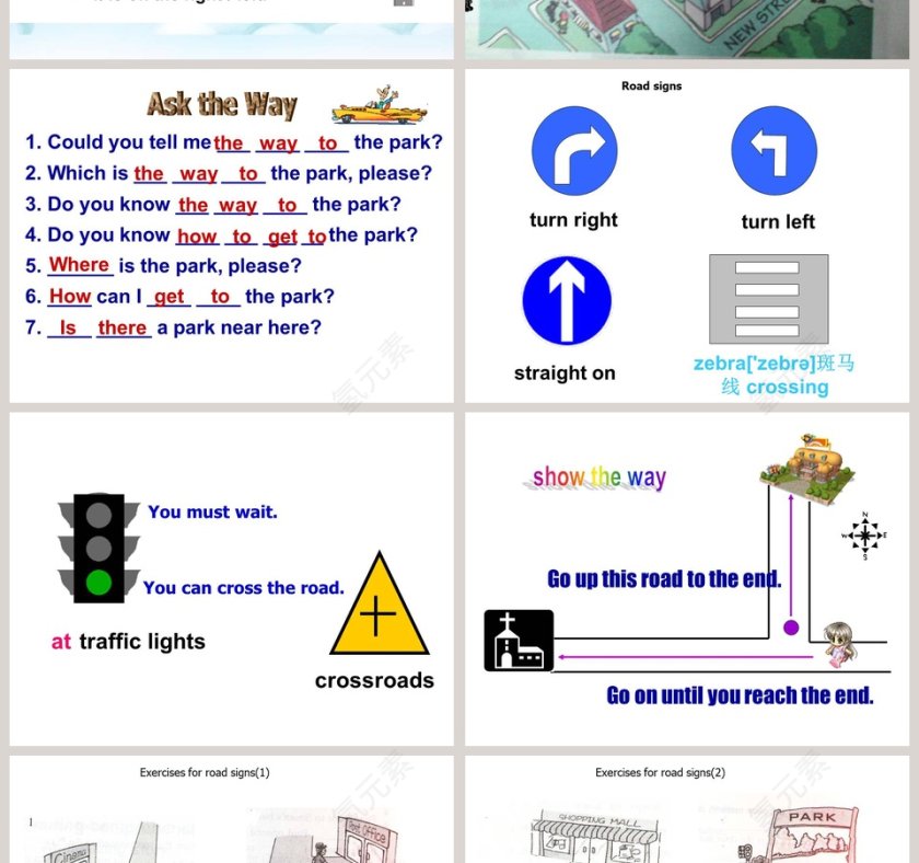 Unit 11Can you tell me the way教学ppt课件第2张