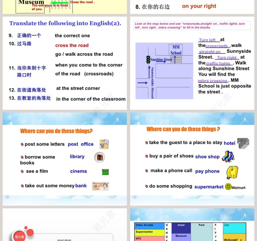 Unit 11Can you tell me the way教学ppt课件第4张