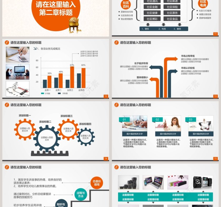 辉煌大气金融理财模板PPT第3张