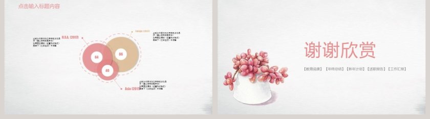 小清新教育说课PPT模板第5张