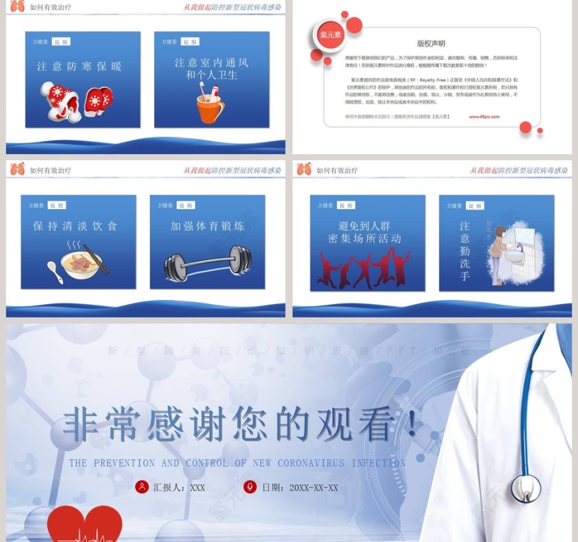 防控新型冠状病毒感染武汉肺炎疫情PPT第5张