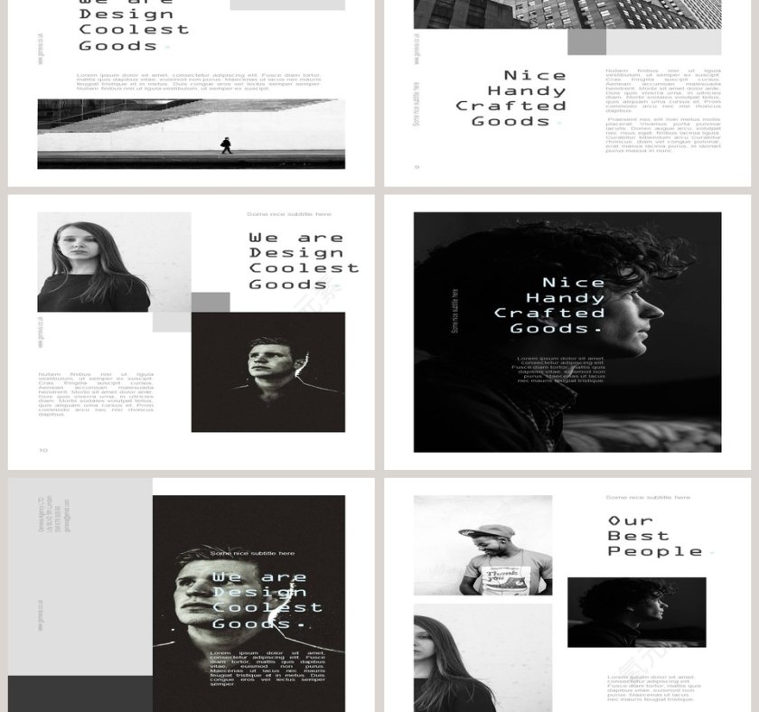 创意欧美杂志风创业书PPT模板  第3张