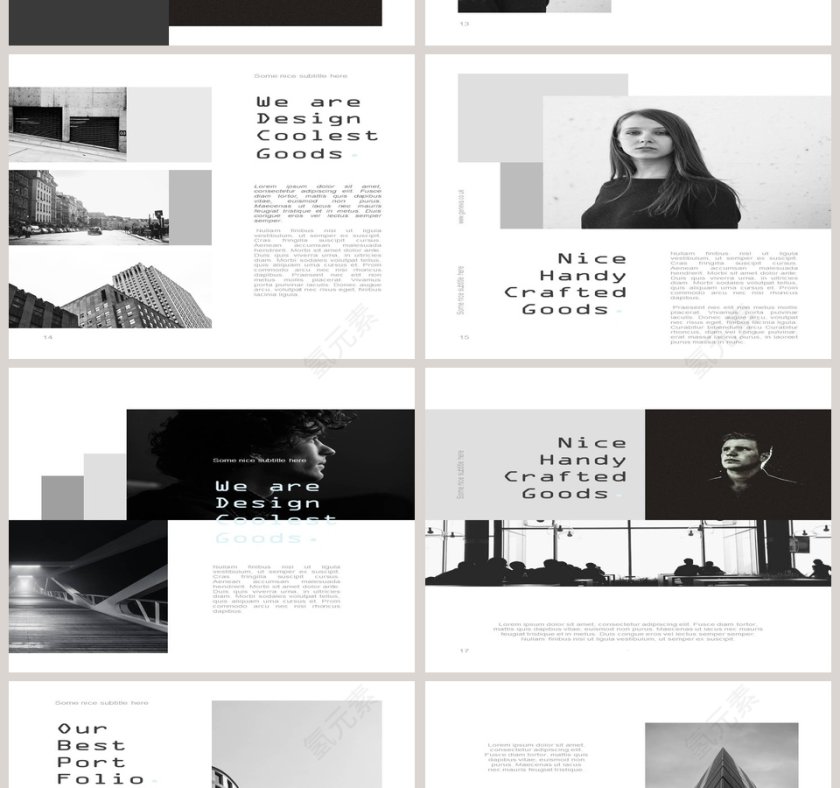 创意欧美杂志风创业书PPT模板  第4张