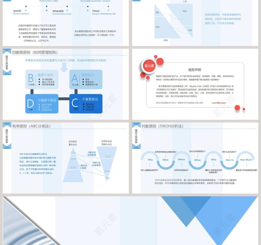 工作效率管理能力提升课程PPT模板第6张