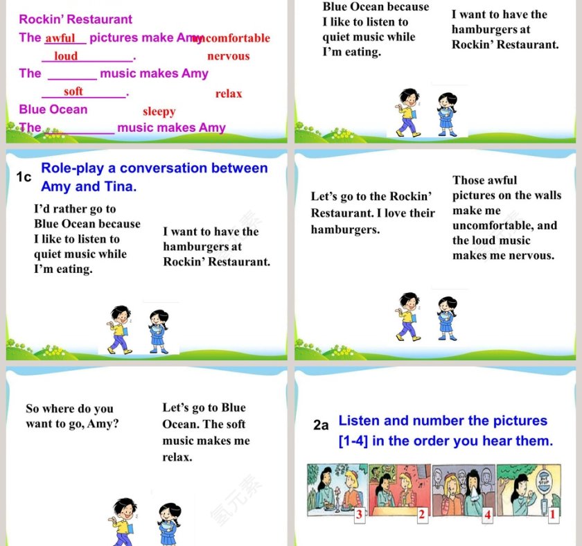 Unit 11 Sad movies make me cry-Section B  Period 1 1a2d教学ppt课件第3张