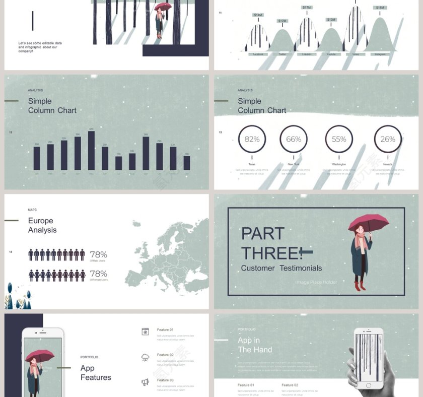 你好冬天PPT第3张