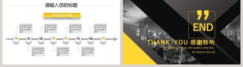 商务风企业宣传ppt模板工作汇报第5张