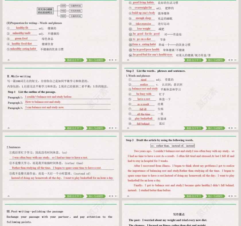 Unit 3 Sports and fitness-Section   Reading for Writing教学ppt课件第2张