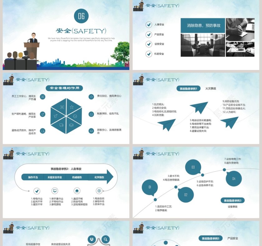 卡通简约6S管理培训教材PPT模板第5张