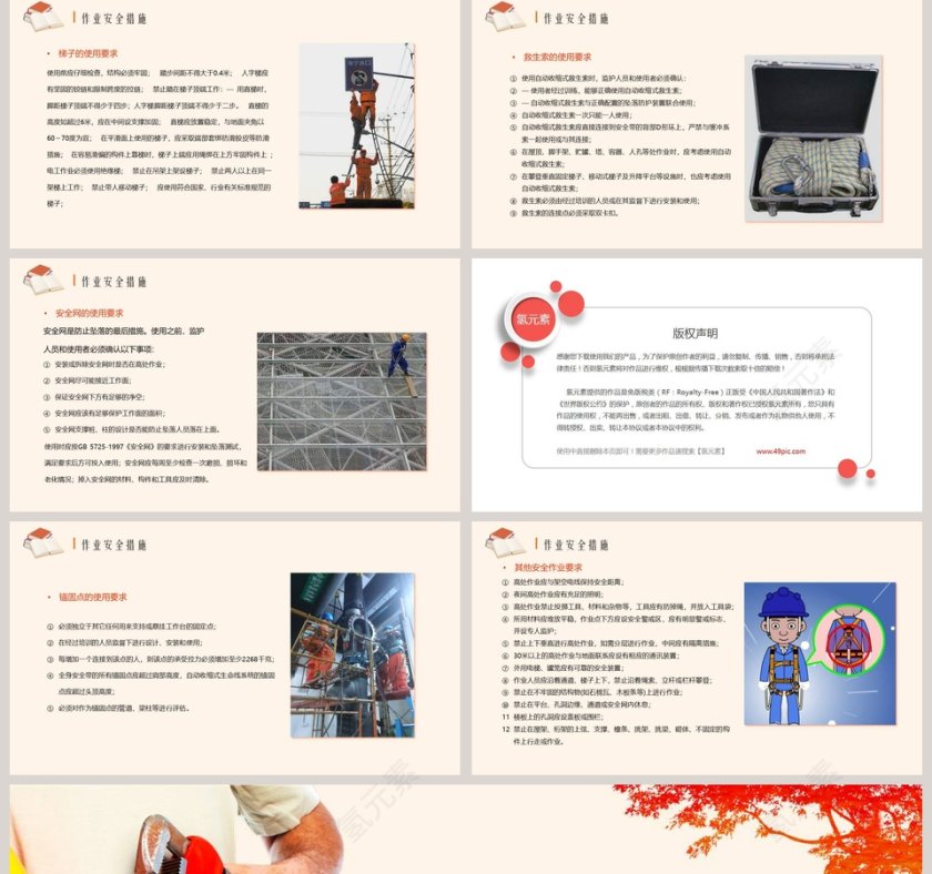 企业工厂工人高空高处作业安全培训ppt课件模板第5张