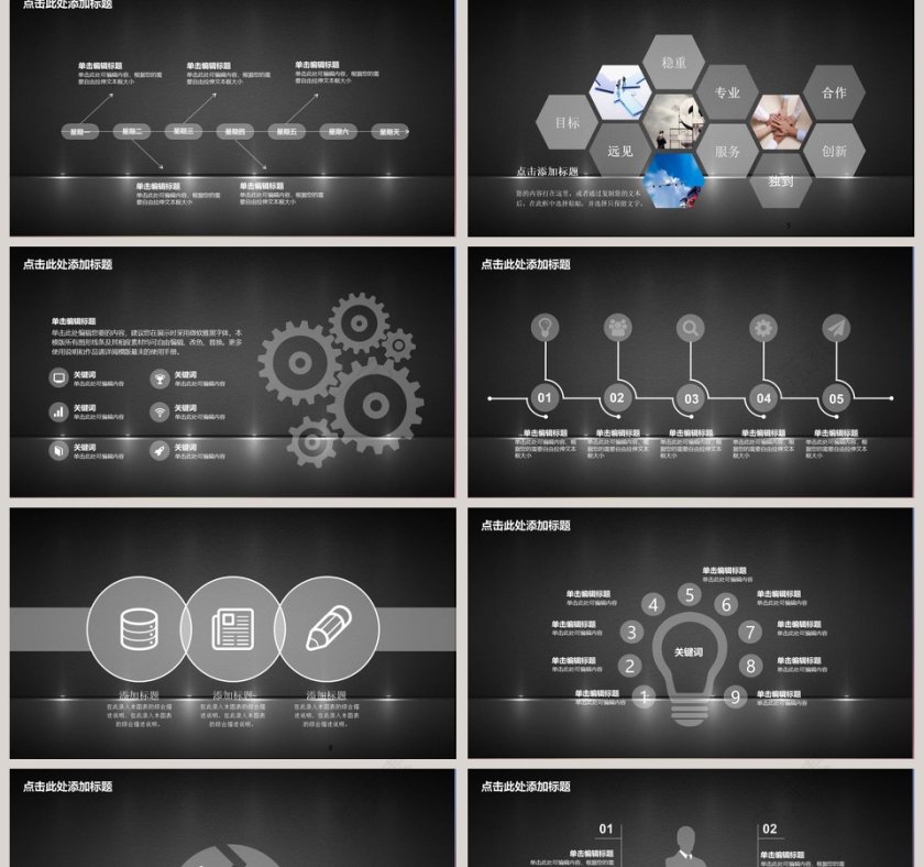 工作汇报年终总结PPT第2张