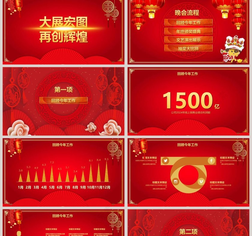 赢战XXXX年年终总结暨新年计划通用PPT第2张