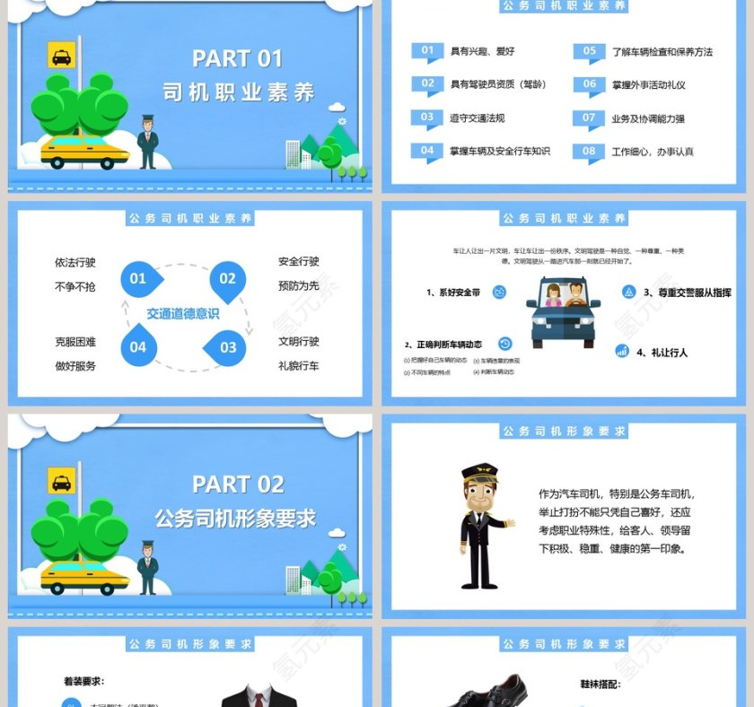 企业培训之商务司机礼仪培训PPT模板第2张
