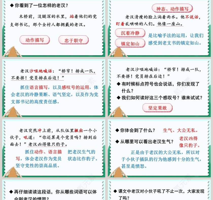 部编版六年级语文上册桥语文课件PPT第5张