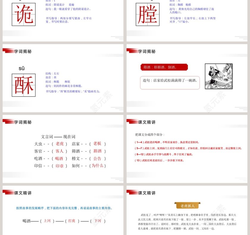 6-景阳冈教学ppt课件第3张
