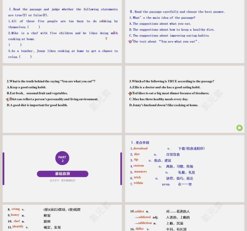 Unit 1-Food for thought教学ppt课件第2张