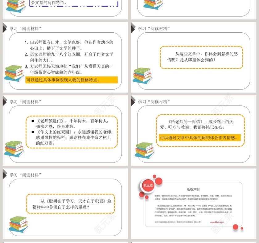 部编版六年级语文下册综合性学习难忘小学生活语文课件PPT第4张