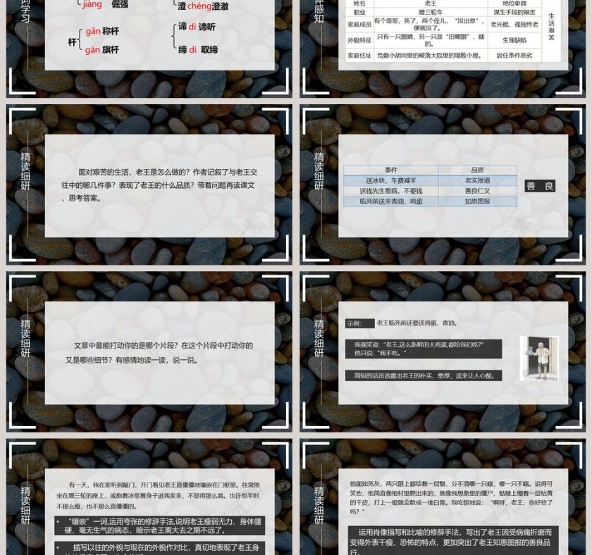 课文解读部编版七年级语文老王语文课件PPT第3张