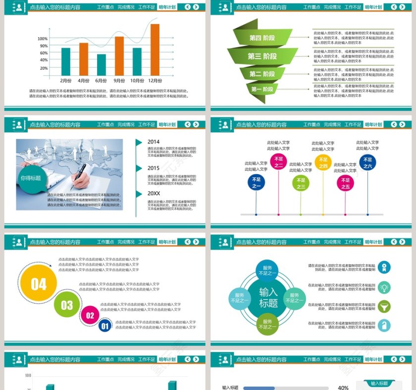 2019年工作汇报工作总结PPT第5张
