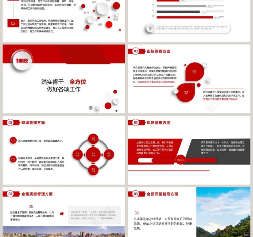 干部转正述职报告PPT第3张