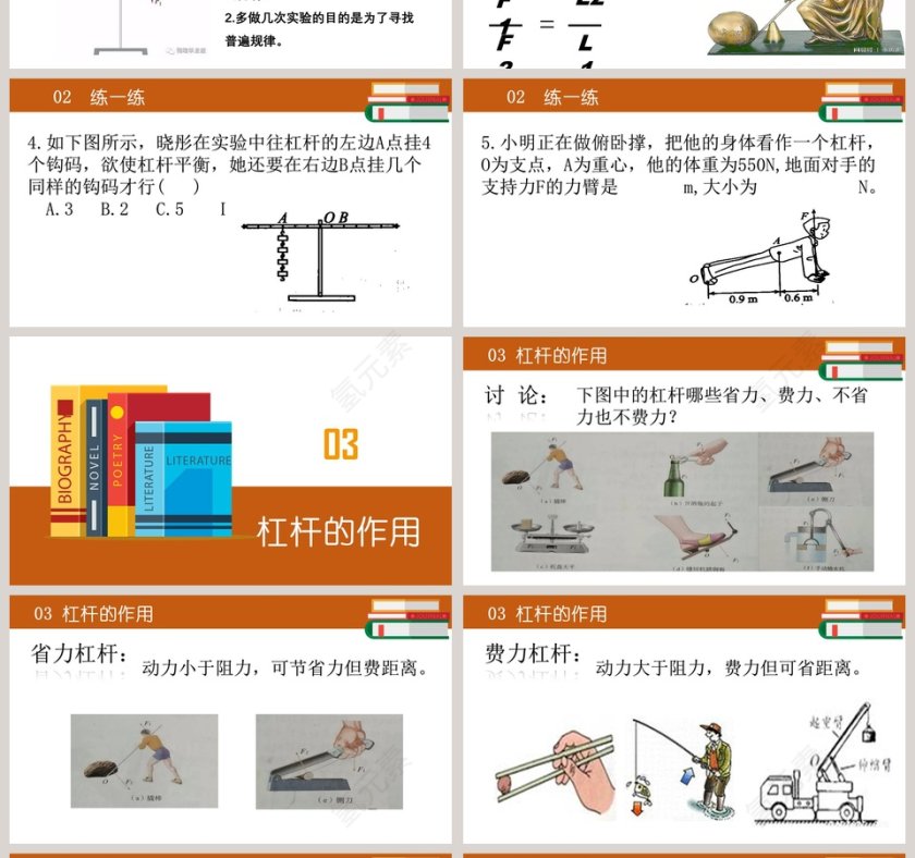 -探究杠杆的平衡条件教学ppt课件第4张