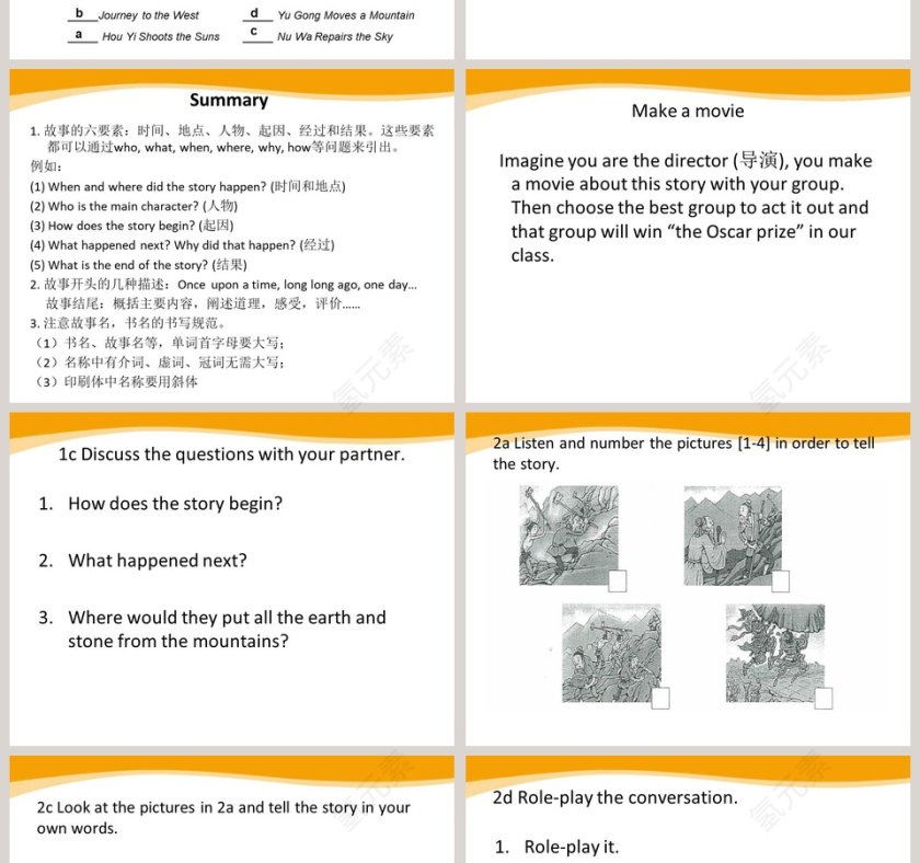 Unit 6An old man tried to move the mountainsSection A 1a 2d教学ppt课件第2张