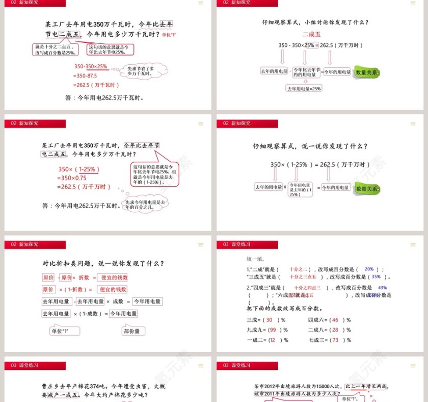 成数-授课老师氢元素教学ppt课件第2张