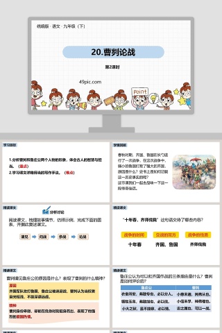 统编版九年级语文下册曹刿论战PPT课件